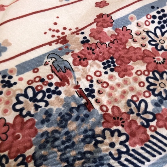 Vtg St. Michael Floral Patterned Scarf - Picture 4 of 10